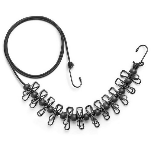 TENDEDERO RAYEN CUERDA ELASTICA C/GANCHOS+12 PINZA